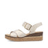 Rieker 63795 Ladies Wedged Sandals with Hook and Loop